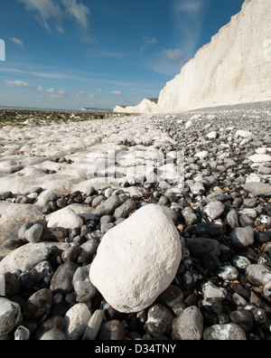 The beach at Birling Gap in East Sussex, England, UK Stock Photo