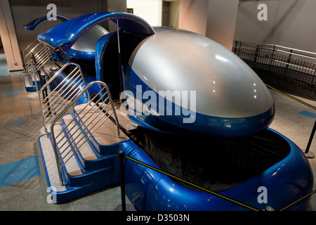 Simulation ride chamber pods Stock Photo