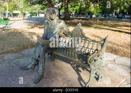 John Lennon Park or Parque John Lennon is a public park, located in the Vedado district in Havana, Cuba. Stock Photo