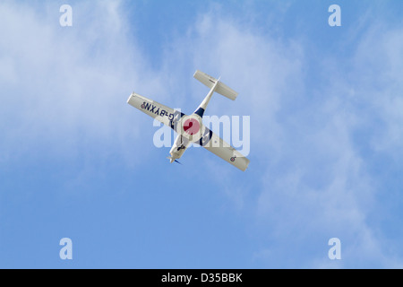 Grob 115E Tutor Training Aircraft in flight Stock Photo