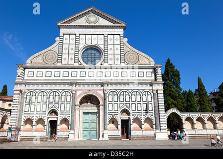 View of a church Santa Maria Novella in Florence, Italy Stock Photo
