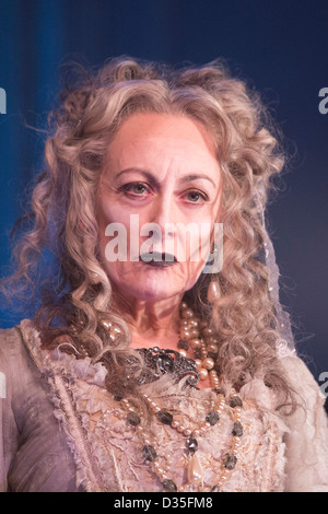 The play Great Expectations adapted from a Charles Dickens novel opens at the Vaudeville Theatre in London Stock Photo