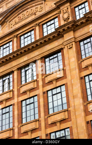 The old Harrods Depository in Knightsbridge, now converted into luxury apartments. Stock Photo