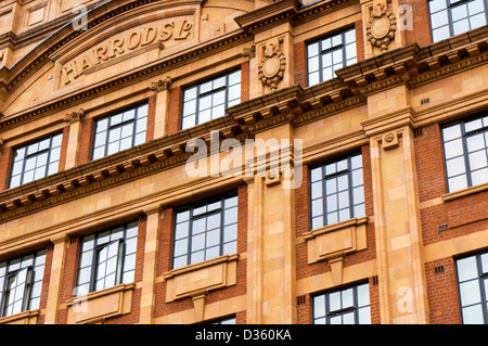 The old Harrods Depository in Knightsbridge, now converted into luxury apartments. Stock Photo