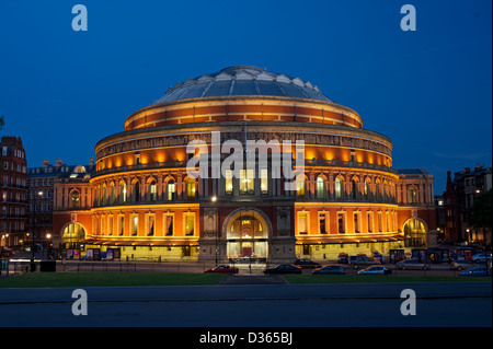 The Royal Albert Hall at night, London, England, UK Stock Photo