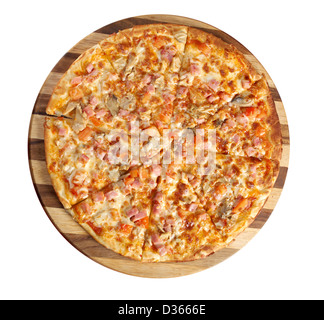 Pizza farming . italian kitchen. Studio Stock Photo