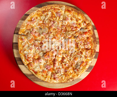 Pizza farming . italian kitchen. Studio Stock Photo