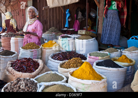 The Saturday Market, Bahir Dar, Ethiopia Stock Photo