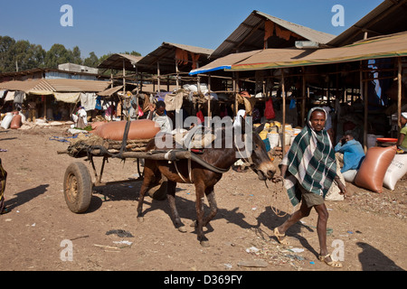 The Saturday Market, Bahir Dar, Ethiopia Stock Photo