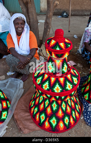 The Saturday Market, Bahir Dar, Ethiopia Stock Photo