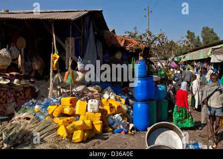 The Saturday Market, Bahir Dar, Ethiopia Stock Photo