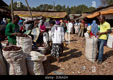 The Saturday Market, Bahir Dar, Ethiopia Stock Photo