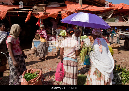 The Saturday Market, Bahir Dar, Ethiopia Stock Photo