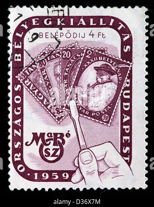 National stamp day, postage stamp, Hungary, 1959 Stock Photo