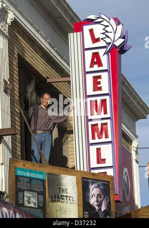 Jan. 28, 2013 - Los Angeles, California (CA, United States - Greg Laemmle, president of Laemmle Theaters in West Los Angeles. (Credit Image: © Ringo Chiu/ZUMAPRESS.com) Stock Photo