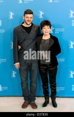 Romanian actor Bogdan Dumitrache and Romanian actress Luminita Gheorghiu during the 'Child's Pose / Pozitia Copilului' photocall at the 63rd Berlin International Film Festival / Berlinale. February 11, 2013 Stock Photo