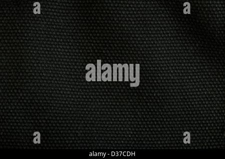 Black textile background. Close up surface. Studio shot Stock Photo