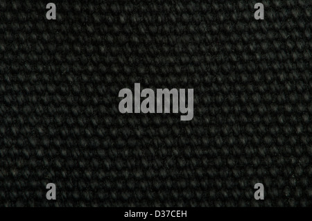 Black textile background. Close up surface. Studio shot Stock Photo