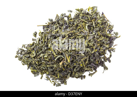 Green Tea leaves Stock Photo