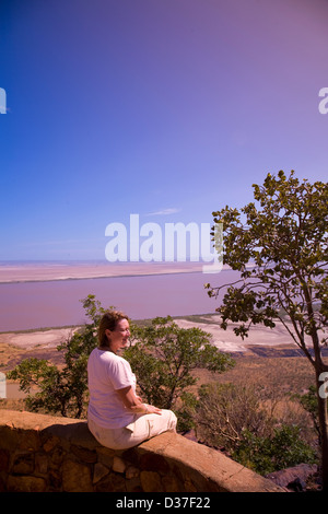 Five rivers empty into the Cambridge Gulf, northeast of Wyndham, East Kimberley region, Western Australia Stock Photo