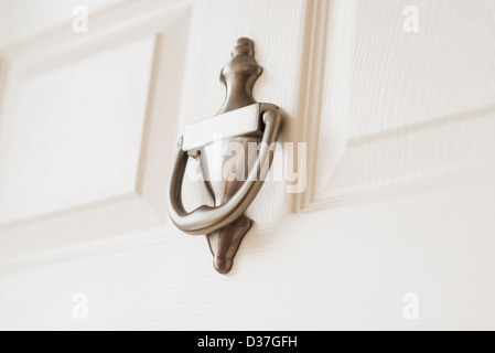 USA, New Jersey, Jersey City, Door knocker Stock Photo