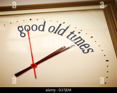 An image of a nice clock with good old times Stock Photo