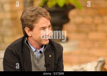 February 12, 2013. Toronto, Canada. EMMY and Tony Award-winning Canadian icon and funny man Martin Short appears on CTV's The Marilyn Denis Show for an interview. (DCP/N8N/ALAMY LIVE NEWS) Stock Photo