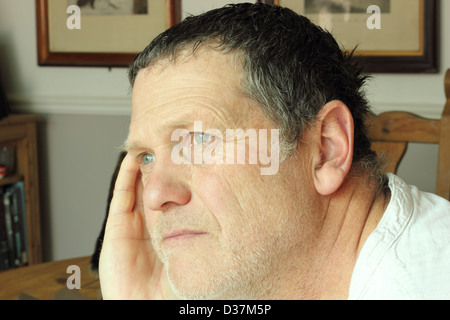 white male Stock Photo