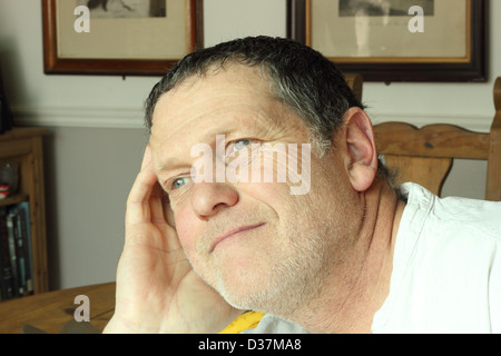 white male Stock Photo
