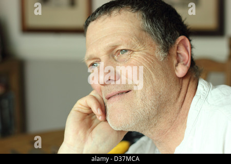 white male Stock Photo