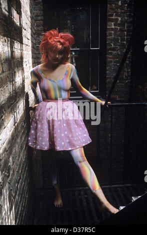 Singer Nina Hagen who was denaturalised by the GDR in 1976 pictured in July 1980 in New York. Stock Photo