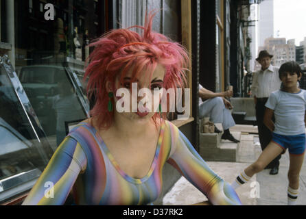 Singer Nina Hagen who was denaturalised by the GDR in 1976 pictured in July 1980 in New York. Stock Photo