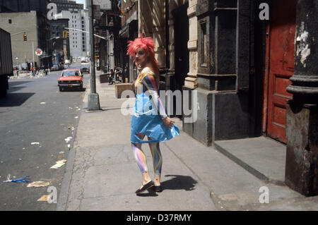 Singer Nina Hagen who was denaturalised by the GDR in 1976 pictured in July 1980 in New York. Stock Photo