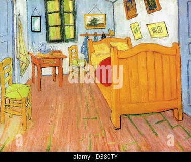 Vincent van Gogh - Vincent\'s Bedroom in Arles - Letter Sketch ... Vincent van Gogh - Vincent\'s Bedroom in Arles - Letter Sketch ...