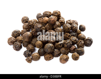 Black peppercorns. Stock Photo