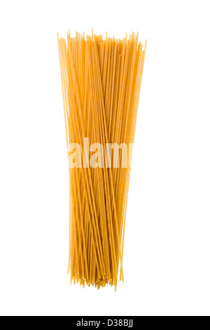 Spaghetti (wholemeal). Stock Photo