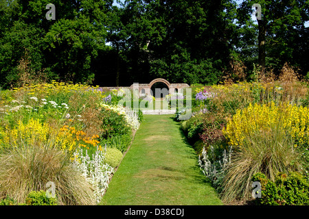 The Walled Garden at Hoveton Hall Gardens, Wroxham, Norfolk Stock Photo