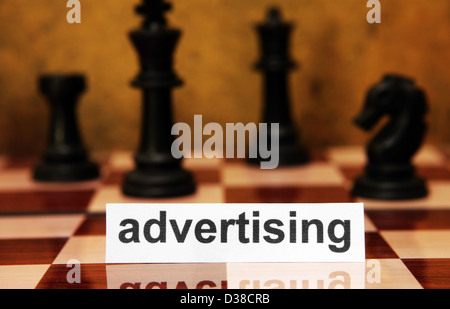 Advertising concept Stock Photo