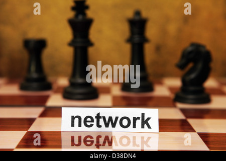 Network text Stock Photo