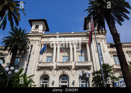 San Remo- beautiful seaport in Italy Stock Photo