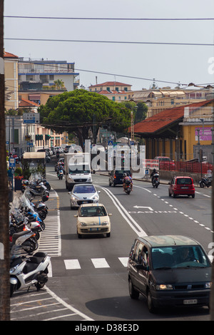 San Remo- beautiful seaport in Italy Stock Photo