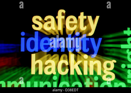 Web word cloud Stock Photo