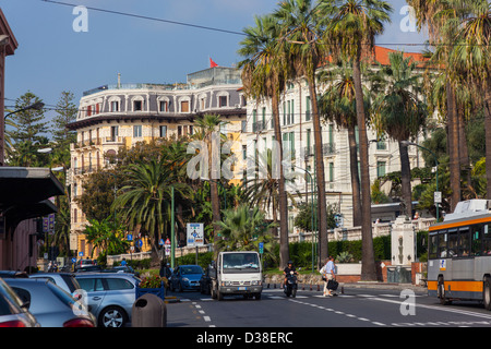 San Remo- beautiful seaport in Italy Stock Photo