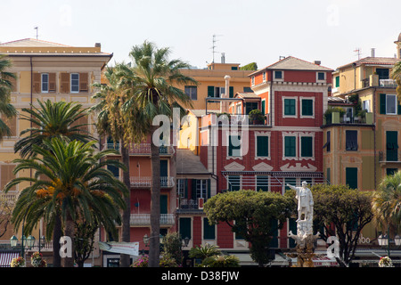 Santa Margherita- beautiful seaport in Italy Stock Photo