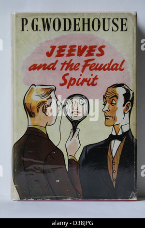 Vintage Book Jeeves by PG Wodehouse British Comedy Author Stock Photo