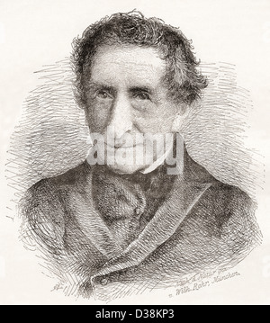 Ignaz Döllinger, 1770 – 1841. German doctor, anatomist and physiologist. Stock Photo