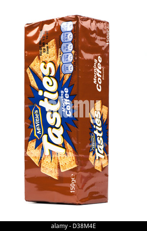 150 gram packet of Mcvities Tasties Morning Coffee biscuits Stock Photo