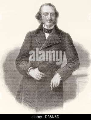 Jacques Offenbach, 1819 –1880. German-born French composer, cellist and impresario of the romantic period. Stock Photo