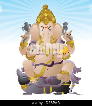 Close-up of Lord Ganesha Stock Photo
