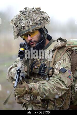 Operation Herrick 18 task force training. UK Stock Photo